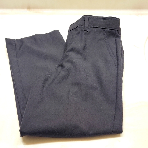 Boys Classic Black Dress Pants Chaps Size 7X - Picture 1 of 11